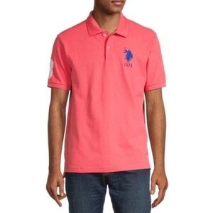 U.S. Polo‎ Assn Big Logo Polo Shirt Mens Size XXL Rugby Preppy Ivy League Bold